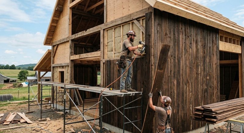 Barn Siding Installation in Boston, MA