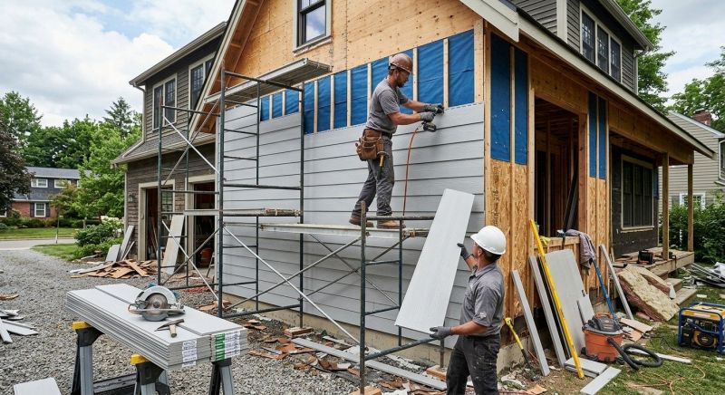 Composite Siding Installation
