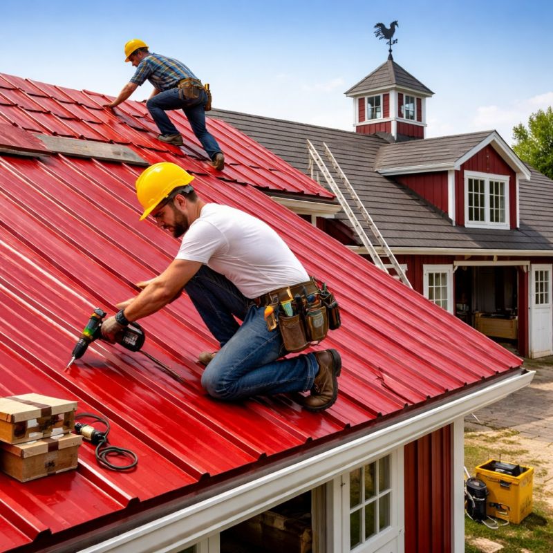 Barn Roof Installation in Naperville, IL