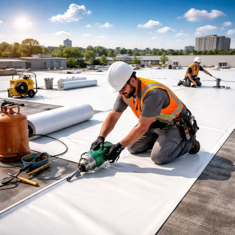 Rolled Roofing Installation in Naperville, IL